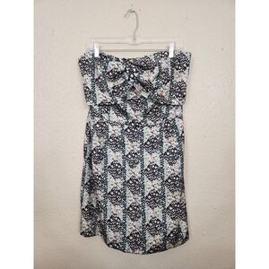 BCBGeneration Strapless Dress Party Cocktail Mini‎ Dress Geometric 12